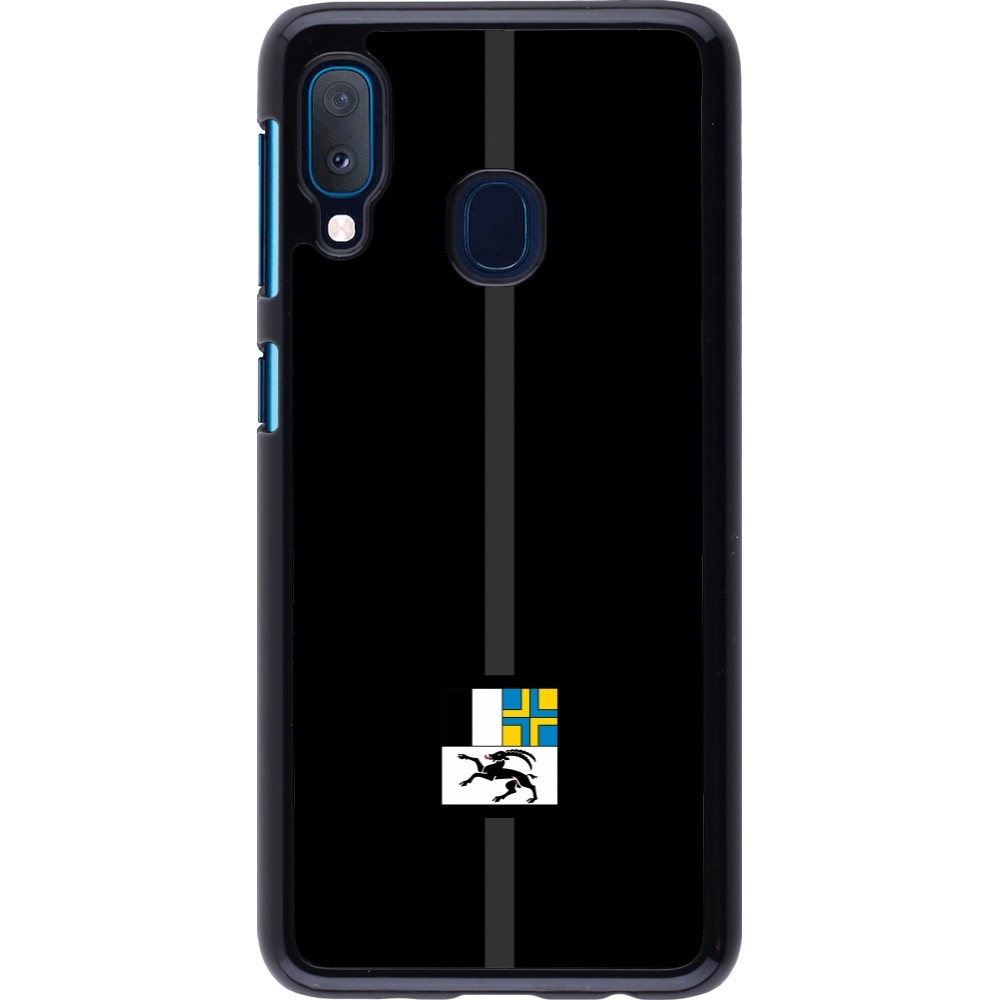 Samsung Galaxy A20e Case Hülle - Kanton GR schwarz