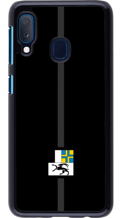 Samsung Galaxy A20e Case Hülle - Kanton GR schwarz