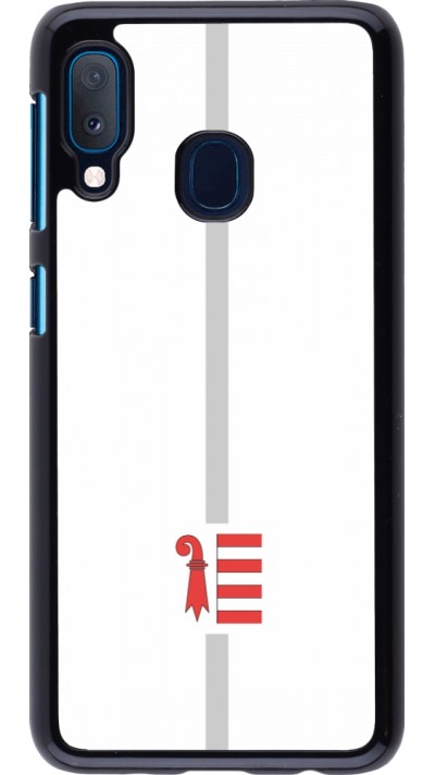 Samsung Galaxy A20e Case Hülle - Kanton JU weiss