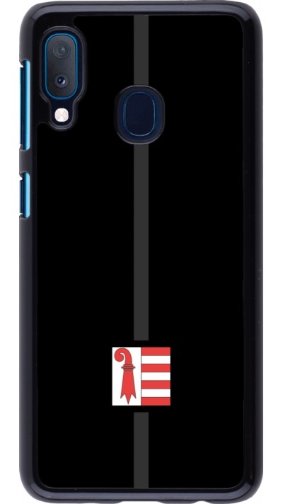 Samsung Galaxy A20e Case Hülle - Kanton JU schwarz