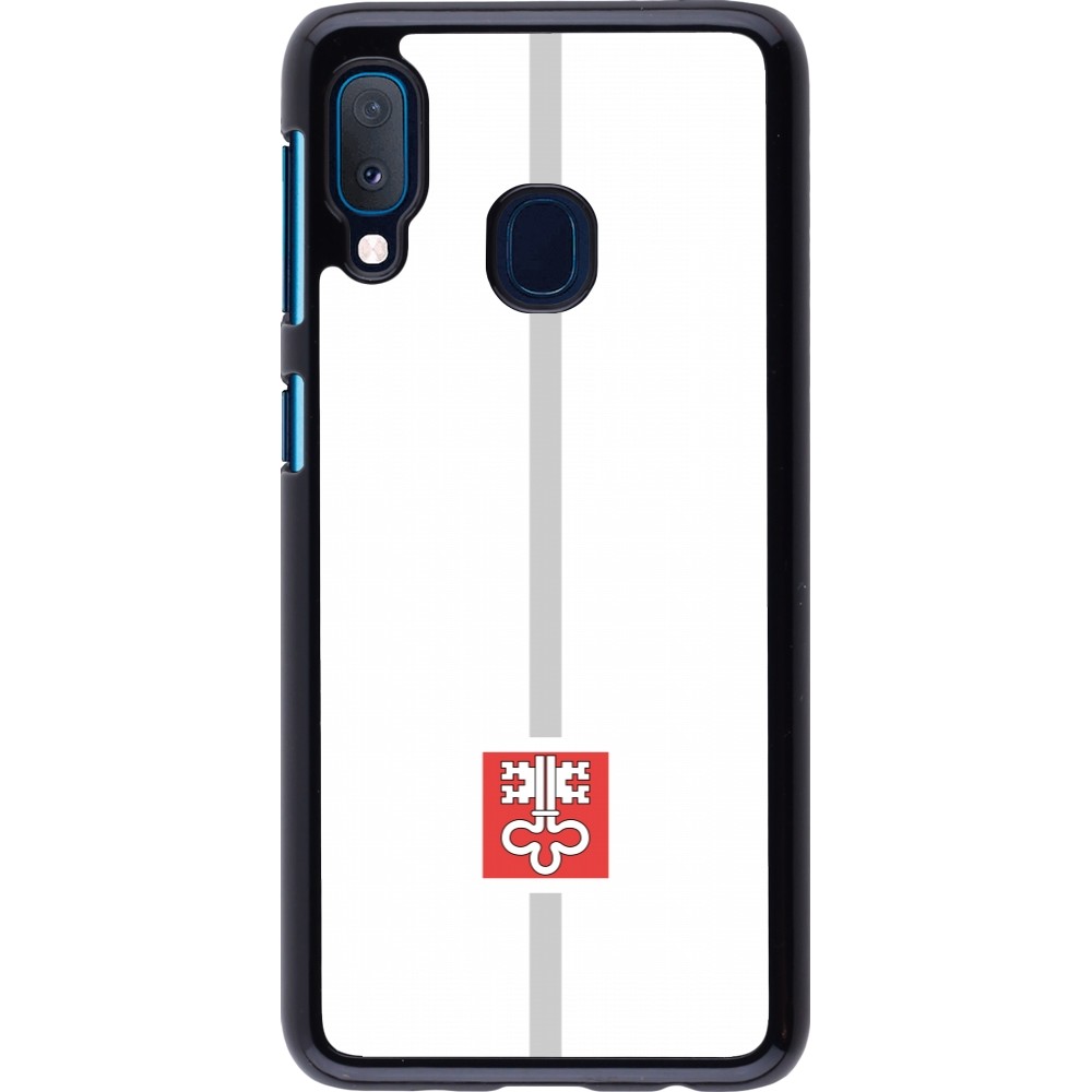 Samsung Galaxy A20e Case Hülle - Kanton NW weiss