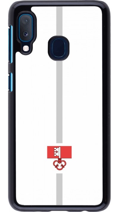 Samsung Galaxy A20e Case Hülle - Kanton OW weiss