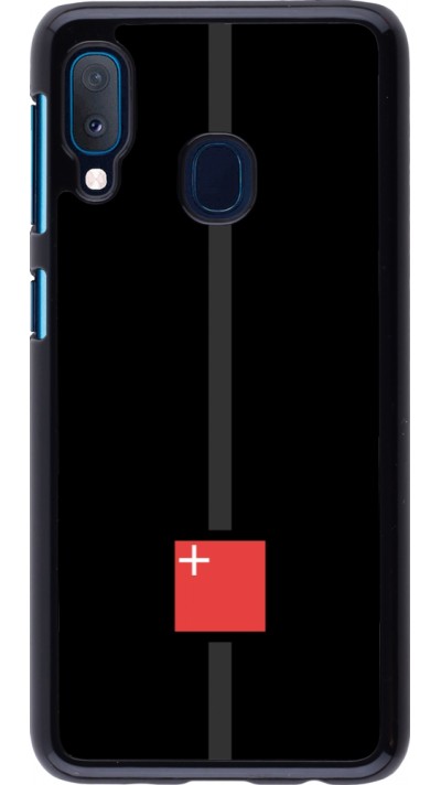 Samsung Galaxy A20e Case Hülle - Kanton SZ schwarz