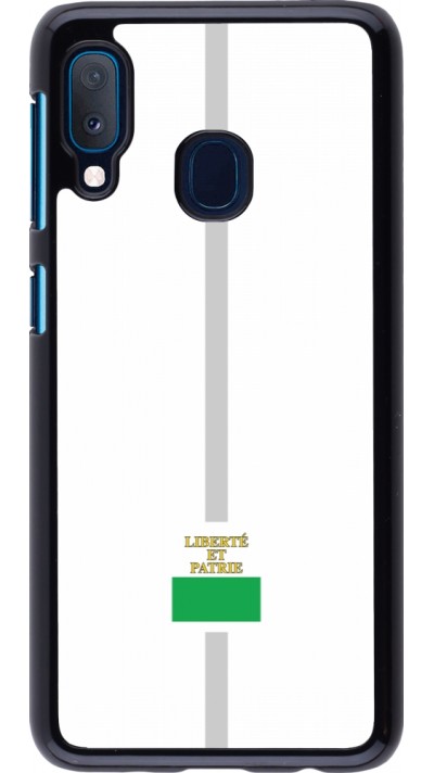 Samsung Galaxy A20e Case Hülle - Kanton VD weiss