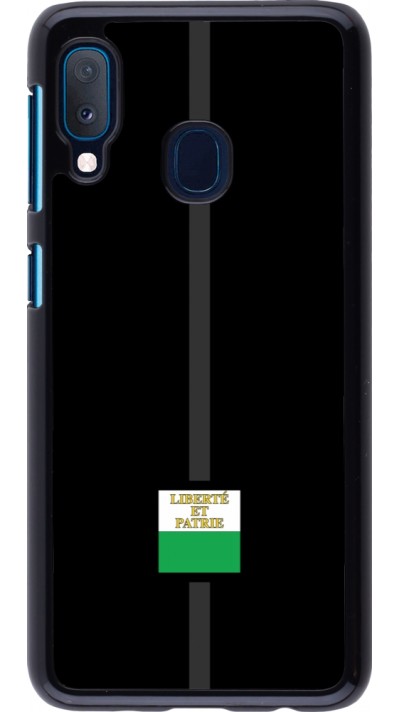 Samsung Galaxy A20e Case Hülle - Kanton VD schwarz