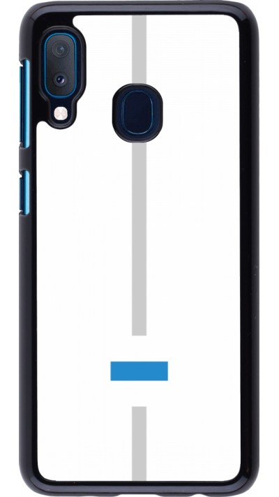 Samsung Galaxy A20e Case Hülle - Kanton ZG weiss
