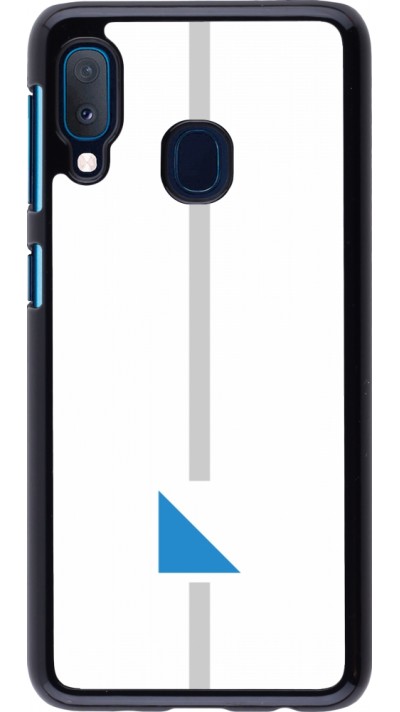 Samsung Galaxy A20e Case Hülle - Kanton ZH weiss