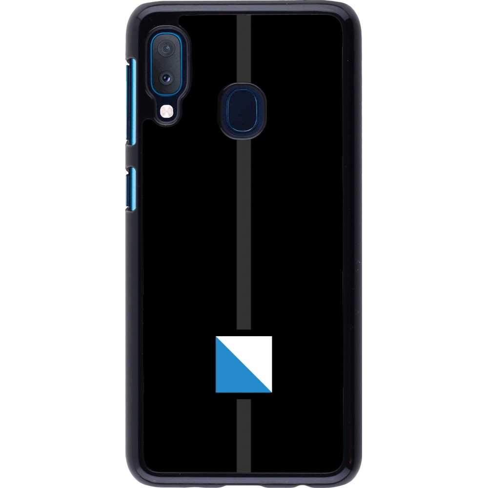 Samsung Galaxy A20e Case Hülle - Kanton ZH schwarz