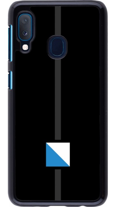 Samsung Galaxy A20e Case Hülle - Kanton ZH schwarz