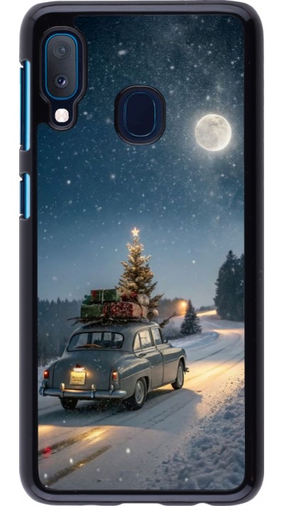 Coque Samsung Galaxy A20e - Christmas 25 Car with Tree Xmas