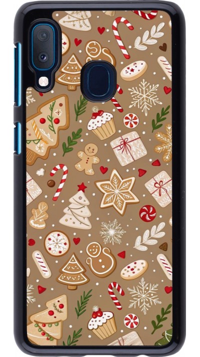 Coque Samsung Galaxy A20e - Christmas 25 Pattern Ginger Cookie