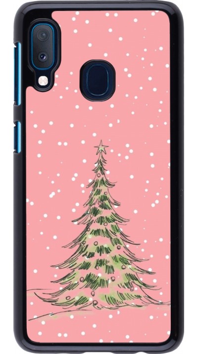 Coque Samsung Galaxy A20e - Christmas 25 Pink Tree