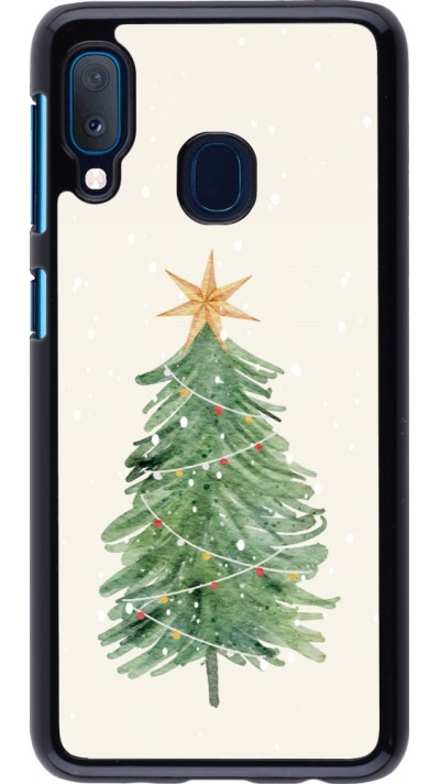 Coque Samsung Galaxy A20e - Christmas 25 Sketch Tree