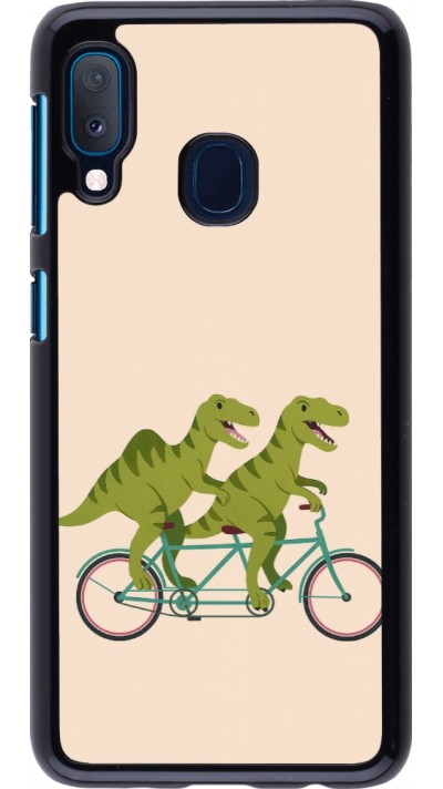 Coque Samsung Galaxy A20e - Dinosaurs on bikes 2026