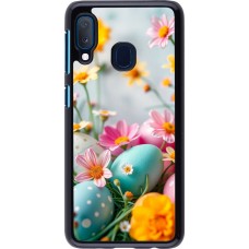 Coque Samsung Galaxy A20e - Easter 2026 Eggs with flowers