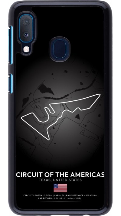 Samsung Galaxy A20e Case Hülle - F1 Track 2025 United States