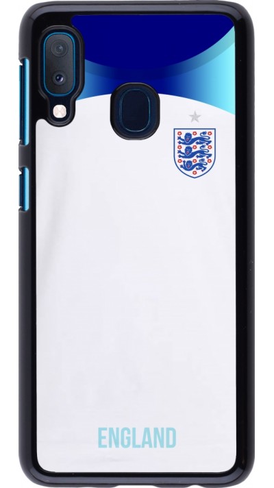 Coque Samsung Galaxy A20e - Maillot de football Angleterre 2022 personnalisable