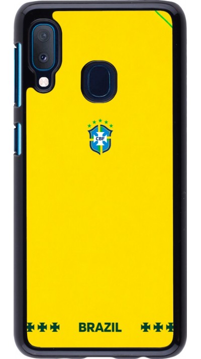 Coque Samsung Galaxy A20e - Maillot de football Bresil 2026 personnalisable
