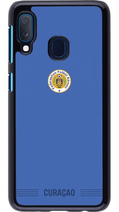 Coque Samsung Galaxy A20e - Maillot de football Curaçao 2026 personnalisable