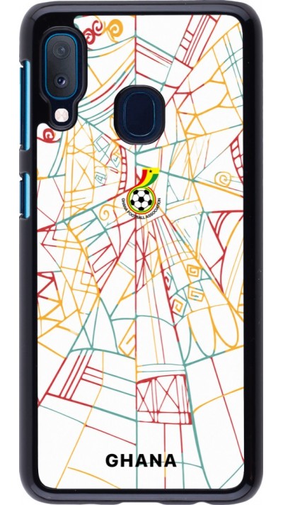 Coque Samsung Galaxy A20e - Maillot de football Ghana 2026 personnalisable