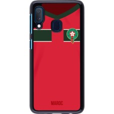 Coque Samsung Galaxy A20e - Maillot de football Maroc 2022 personnalisable