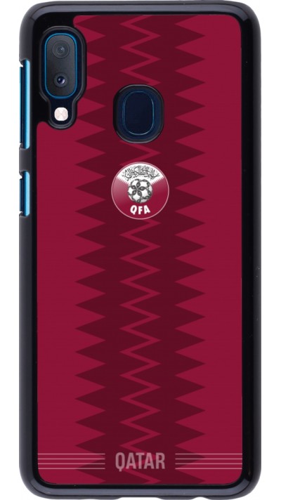 Coque Samsung Galaxy A20e - Maillot de football Qatar 2026 personnalisable