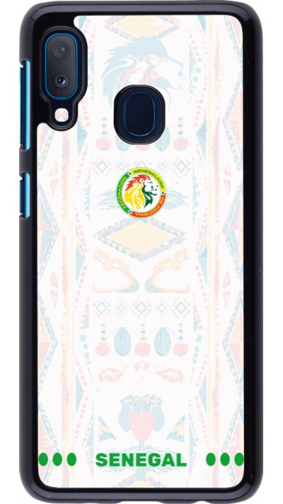 Coque Samsung Galaxy A20e - Maillot de football Sénégal 2026 personnalisable