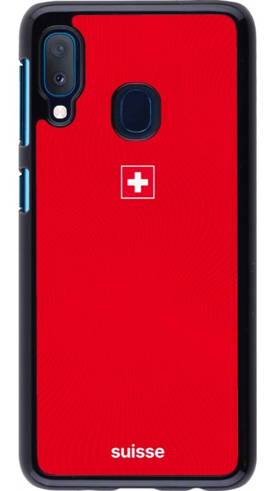 Coque Samsung Galaxy A20e - Maillot de football Suisse 2026 personnalisable