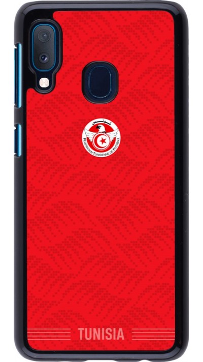Coque Samsung Galaxy A20e - Maillot de football Tunisie 2026 personnalisable