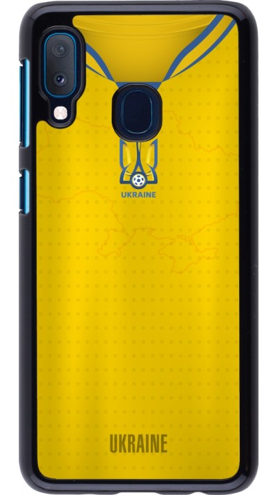 Samsung Galaxy A20e Case Hülle - Fussballtrikot Ukraine