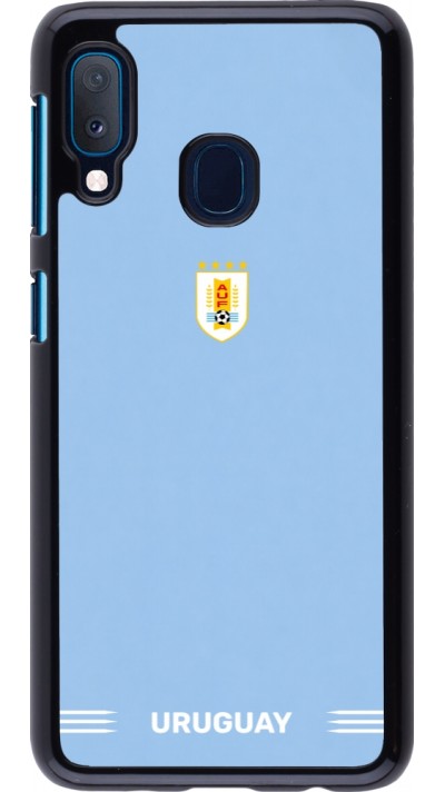 Coque Samsung Galaxy A20e - Maillot de football Uruguay 2026 personnalisable