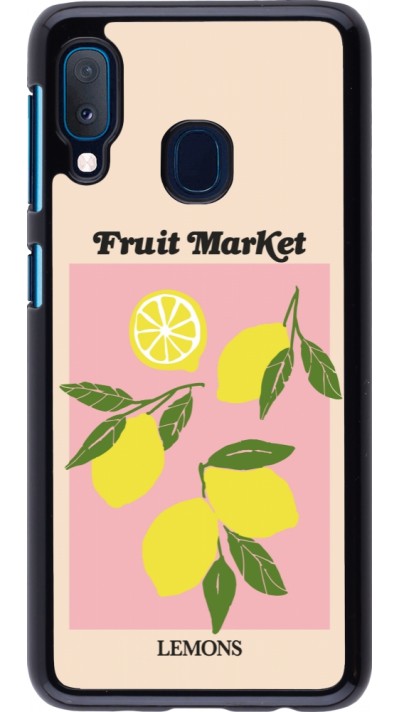 Coque Samsung Galaxy A20e - Fruit market lemons 2026