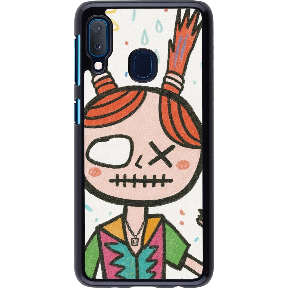 Coque Samsung Galaxy A20e - Little Girl Sketch