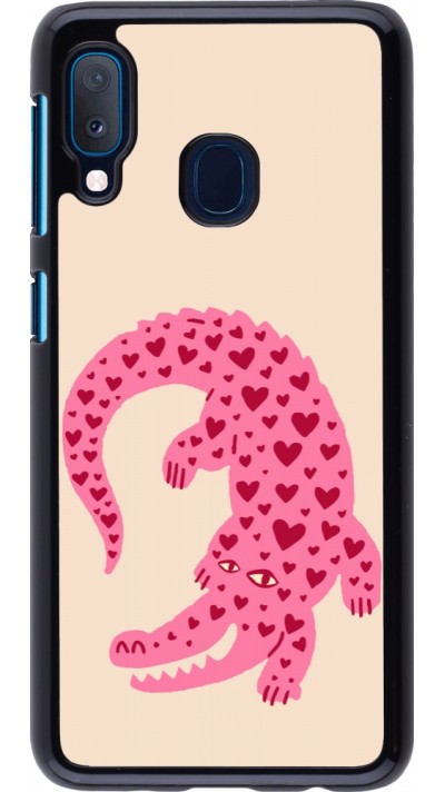 Coque Samsung Galaxy A20e - Pink crocodile 2026