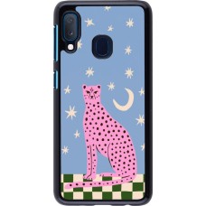 Coque Samsung Galaxy A20e - Pink leopard with stars 2026