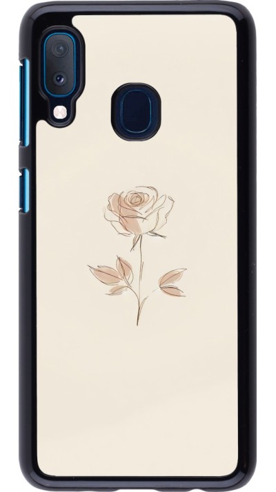 Coque Samsung Galaxy A20e - Sable Rose Minimaliste
