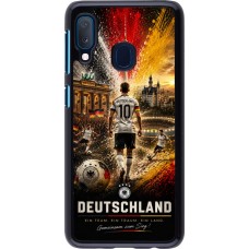 Coque Samsung Galaxy A20e - Football Allemagne splash 2026