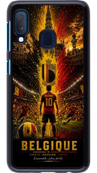 Coque Samsung Galaxy A20e - Football Belgique splash 2026