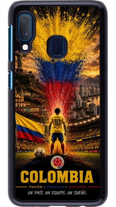 Coque Samsung Galaxy A20e - Football Colombie splash 2026
