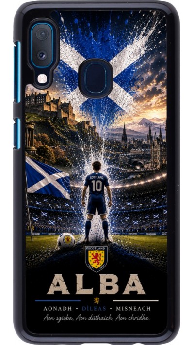 Coque Samsung Galaxy A20e - Football Écosse splash 2026