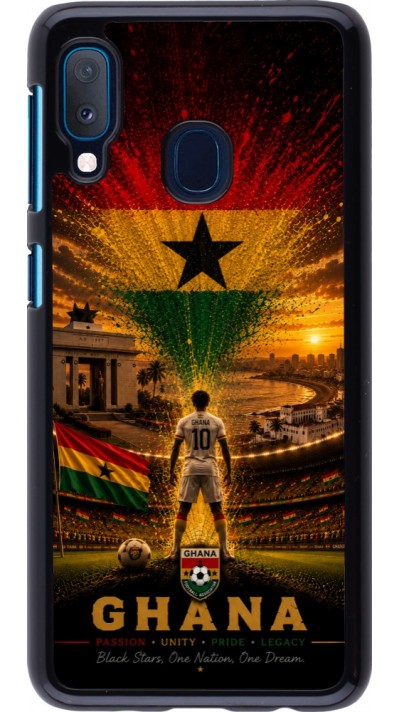 Coque Samsung Galaxy A20e - Football Ghana splash 2026