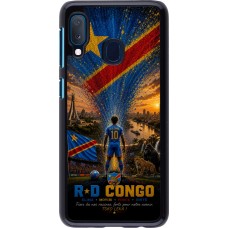 Coque Samsung Galaxy A20e - Football République démocratique du Congo splash 2026