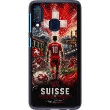 Coque Samsung Galaxy A20e - Football Suisse splash 2026