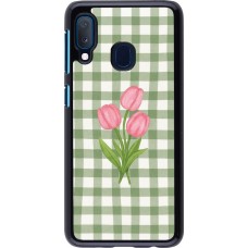Coque Samsung Galaxy A20e - Green vichy tulips 2026