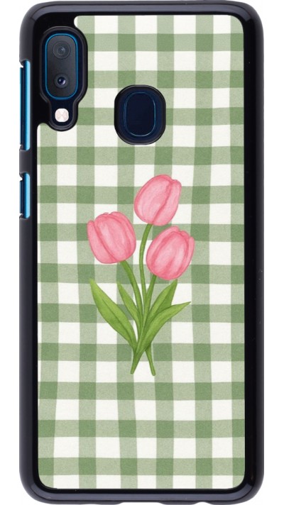 Coque Samsung Galaxy A20e - Green vichy tulips 2026
