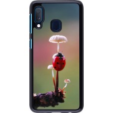 Coque Samsung Galaxy A20e - Ladybird on a mushroom 2026