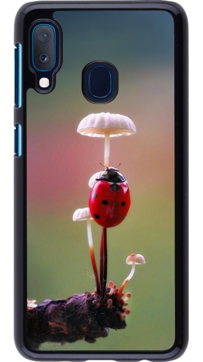 Coque Samsung Galaxy A20e - Ladybird on a mushroom 2026