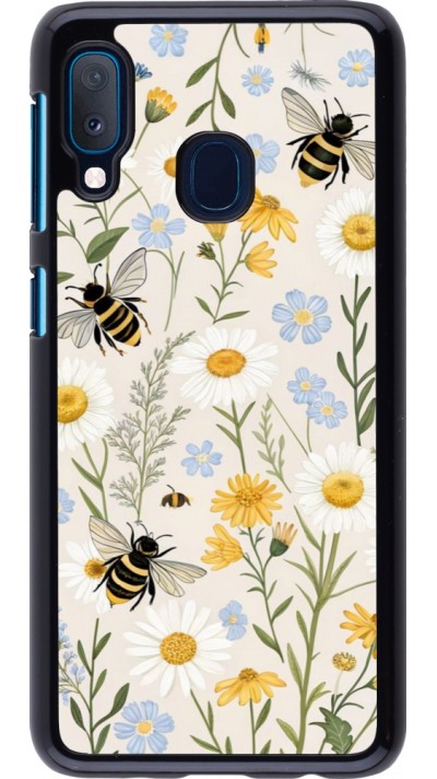 Coque Samsung Galaxy A20e - Pattern bees 2026