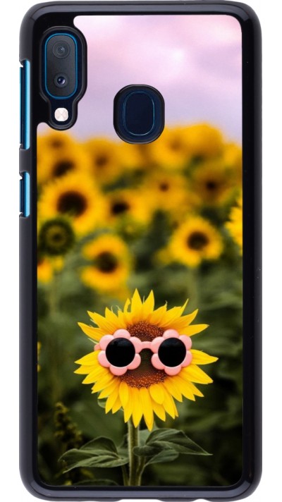 Coque Samsung Galaxy A20e - Sunflower with glasses 2026