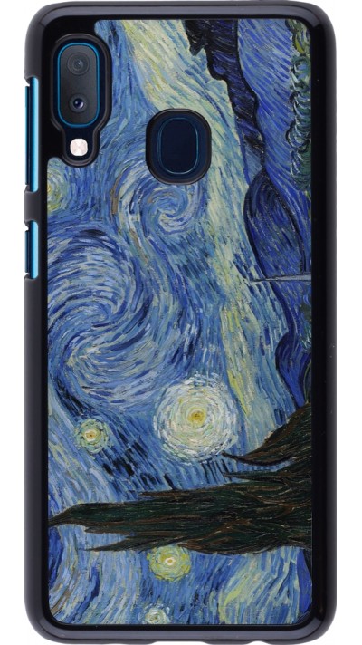Coque Samsung Galaxy A20e - Tableau art - La Nuit étoilée - Van Gogh